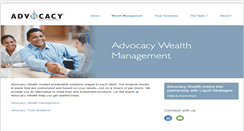 Desktop Screenshot of advocacywealth.com